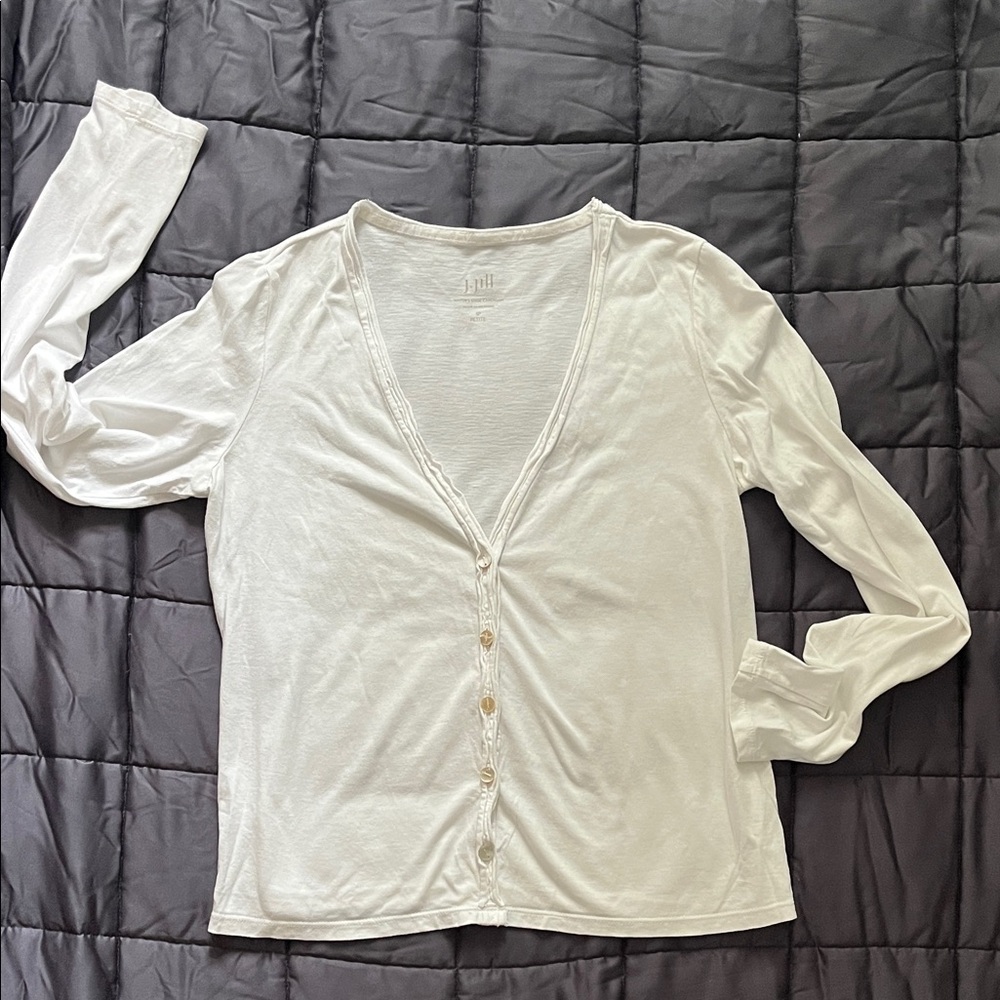JJill Waters Edge Cardigan Petite Small